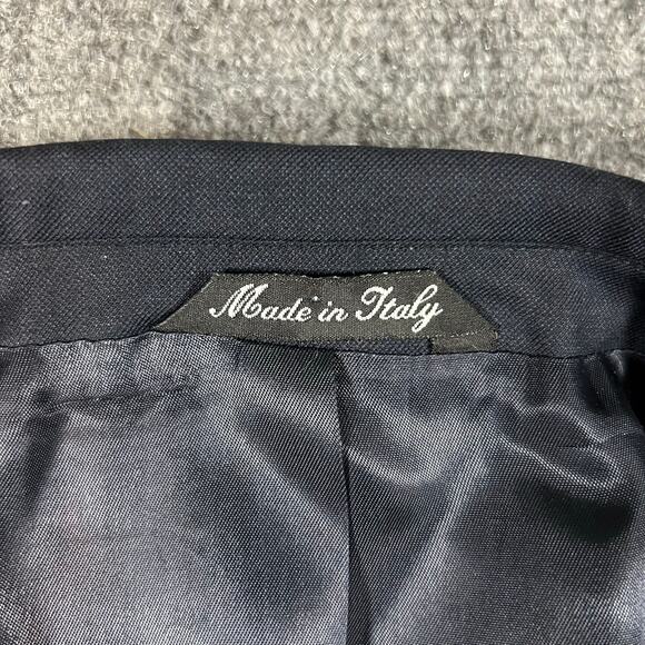 Adolfo 2pc Suit Super 120's 100% Wool Sport Coat Blazer Made in Italy 40R 34W - Picture 7 of 16